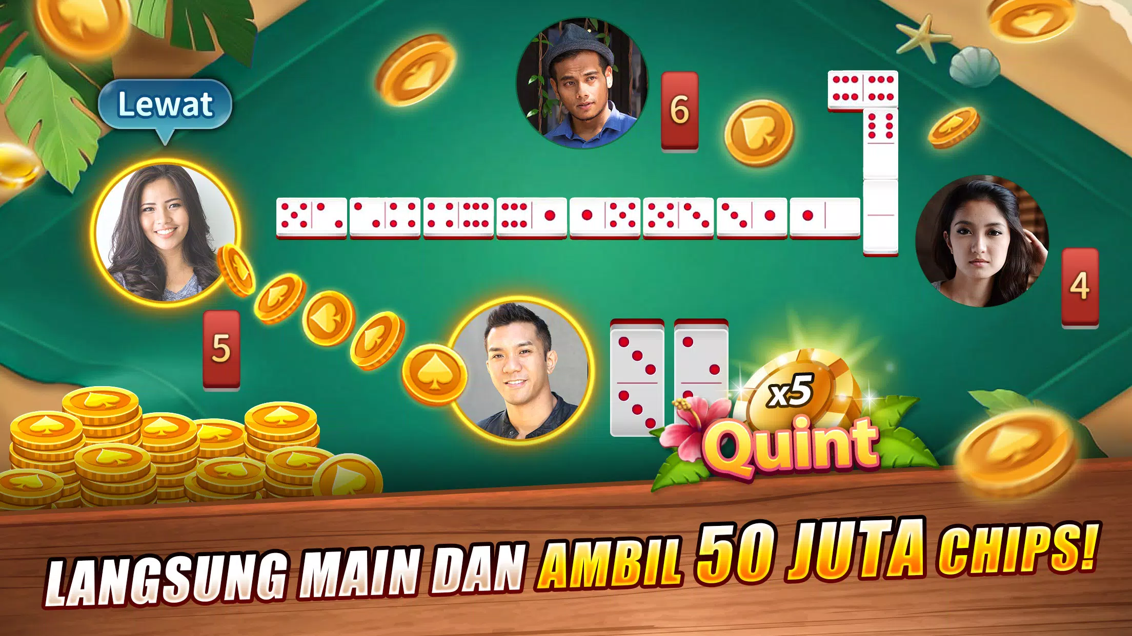 LUXY Domino Gaple QiuQiu Poker Tangkapan skrin 0