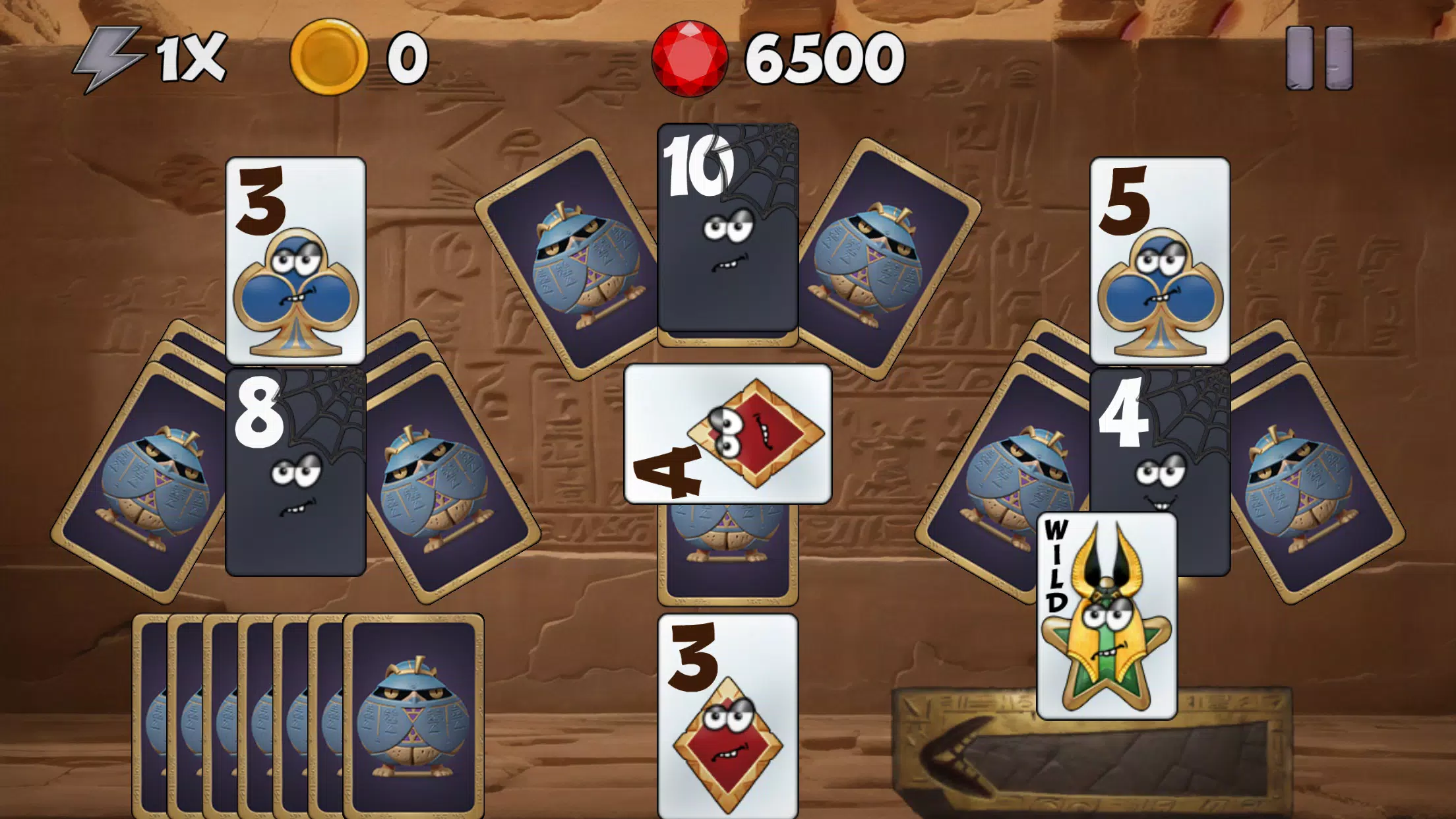 Tricky Tut Solitaire Ekran Görüntüsü 3