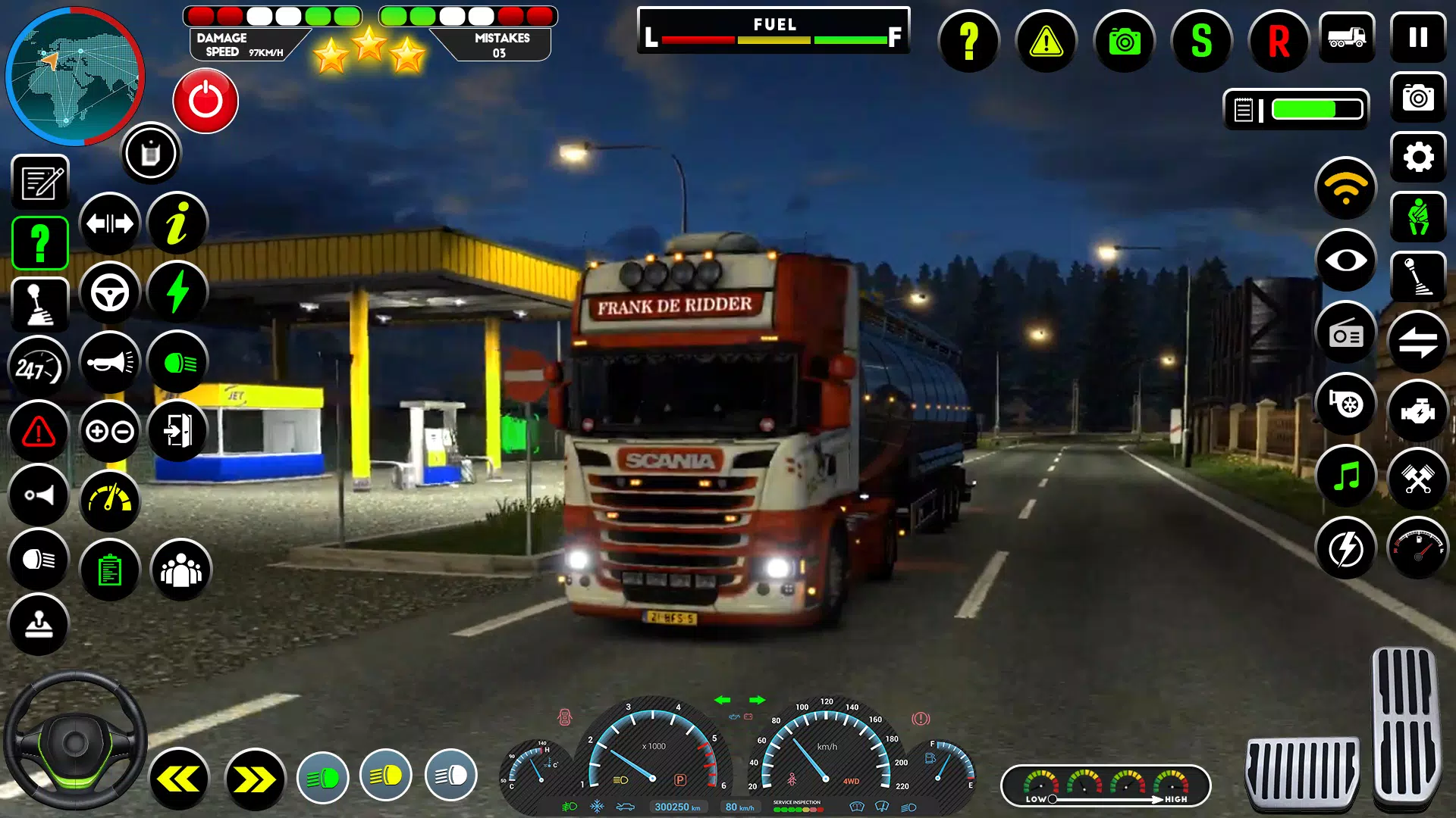 Euro Truck Driving Games Capture d'écran 3