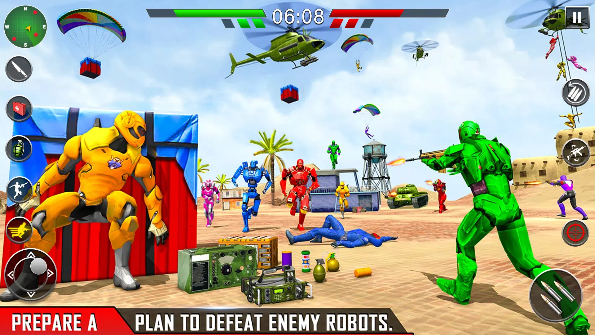 Robot Gun Battle: Offline FPS Ảnh chụp màn hình 3