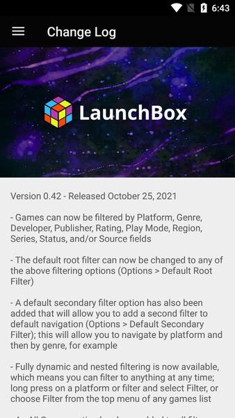 LaunchBox स्क्रीनशॉट 1