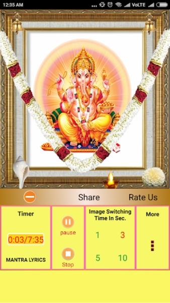 Powerful Ganesh Mantra Captura de tela 3