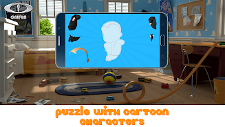 Puzzle with Cartoon Characters Captura de pantalla 0