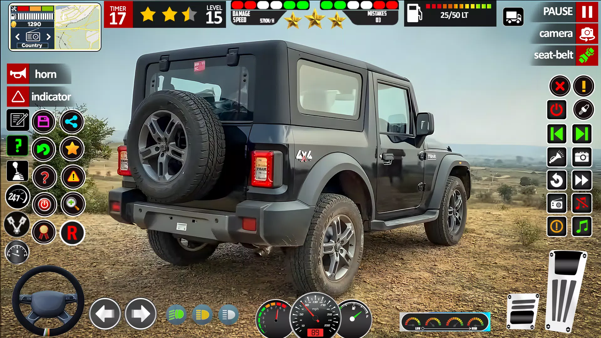 Jeep Driving Game 3d Simulator Ảnh chụp màn hình 0