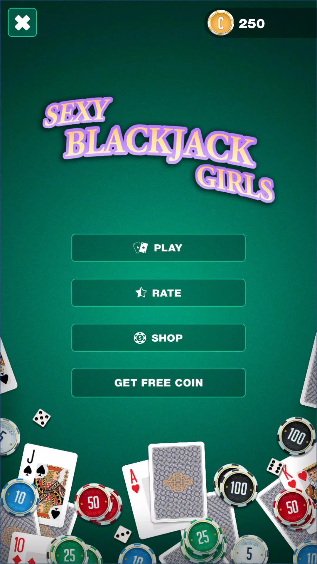 Sexy blackjack girls: make 21 Screenshot 0