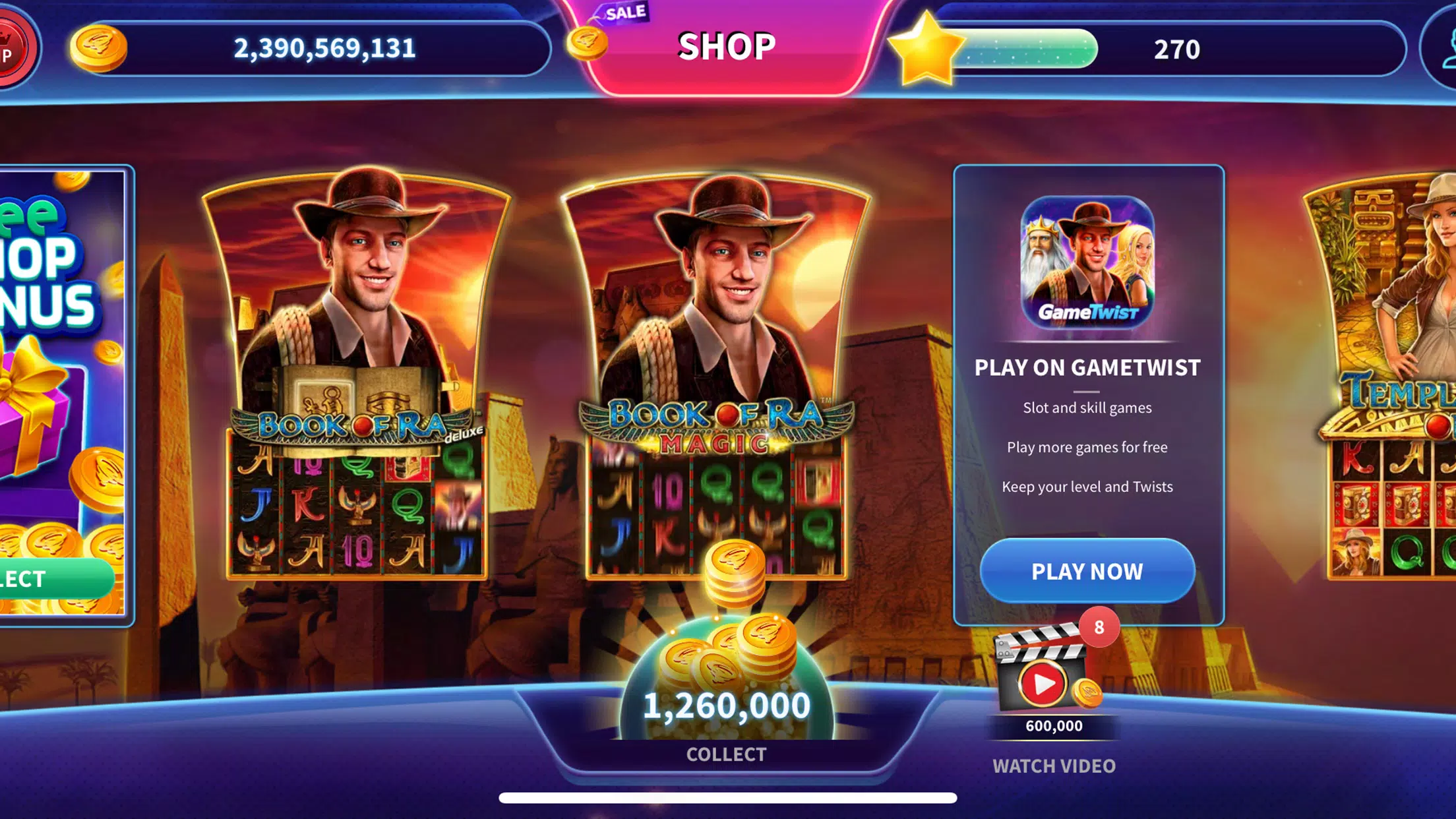 Book of Ra™ Deluxe Slot Скриншот 1