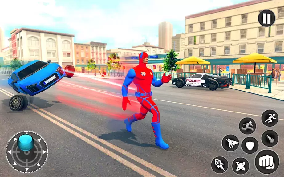 Captain Super Hero Man Game 3D ภาพหน้าจอ 1