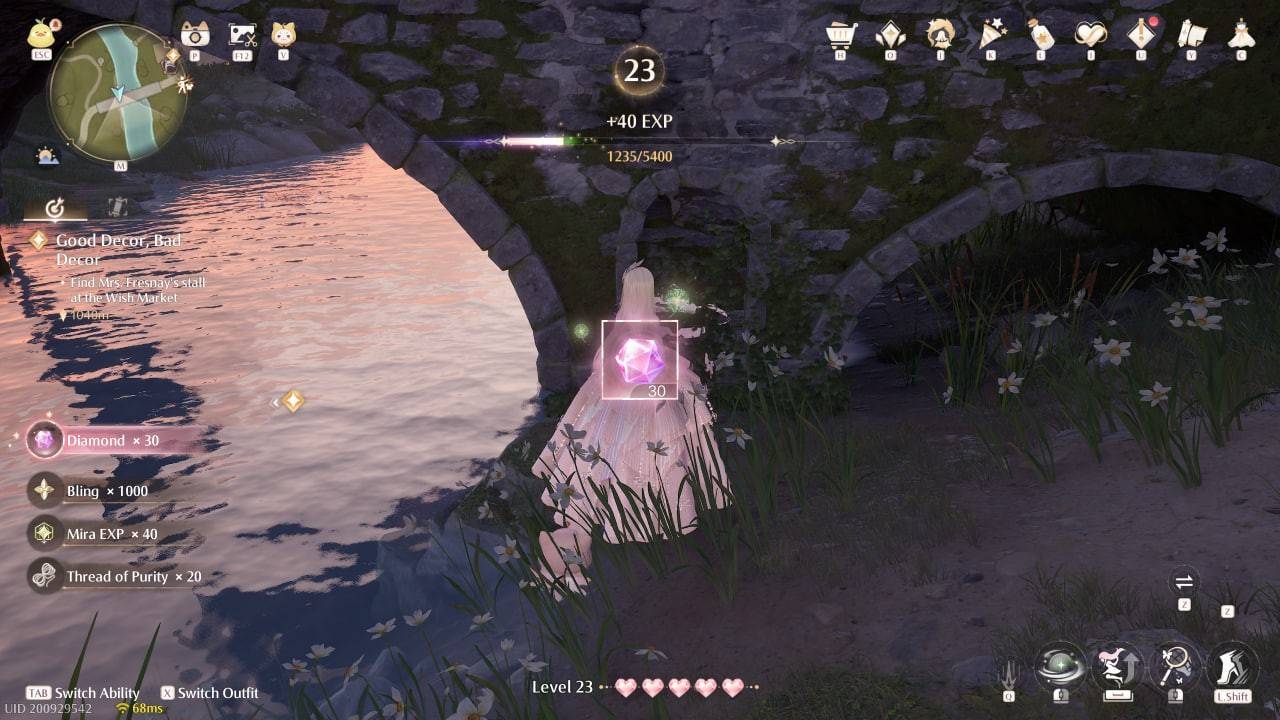 Acquisizione degli articoli a cinque stelle Infinity Nikki