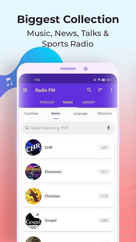 Radio FM: Live-Radio-App Screenshot 2