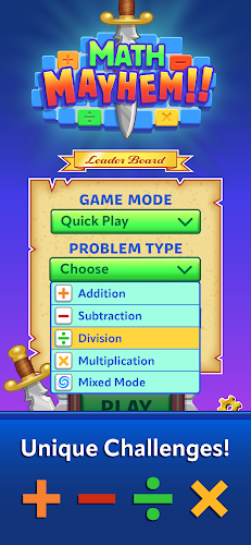 Math Mayhem Mental Math Game Screenshot 0