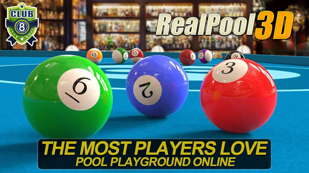 Real Pool 3D Online 8Ball Game स्क्रीनशॉट 0