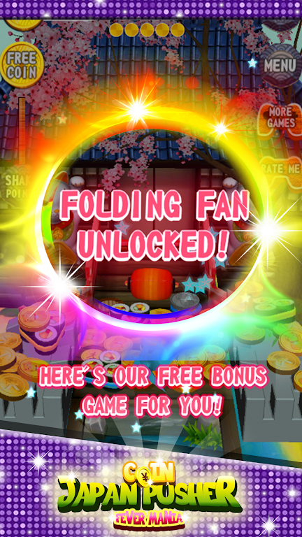 Coin Japan Pusher Fever Mania Скриншот 1
