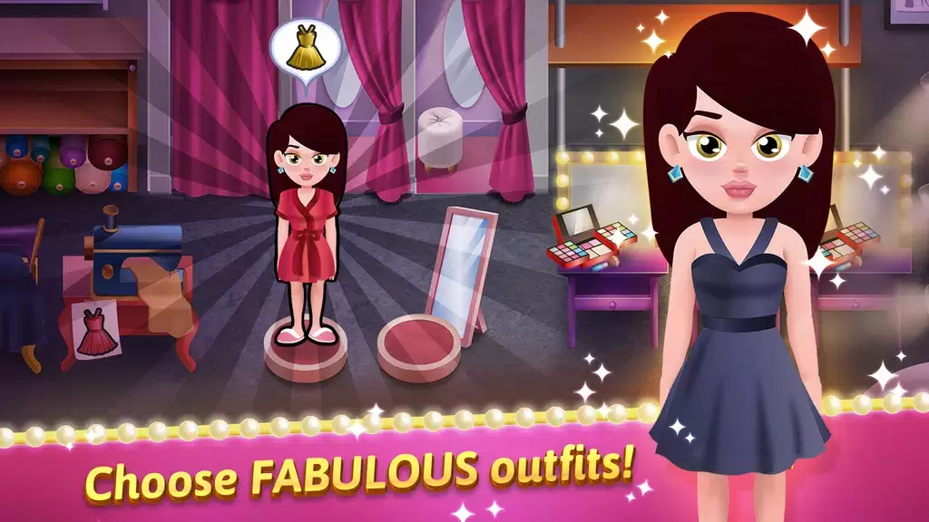 Model Salon Dash: Fashion Game スクリーンショット 1