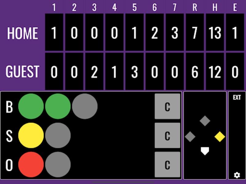 Softball Score Скриншот 0