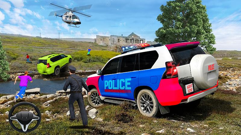 Offroad Police Car Chase Game Screenshot 1