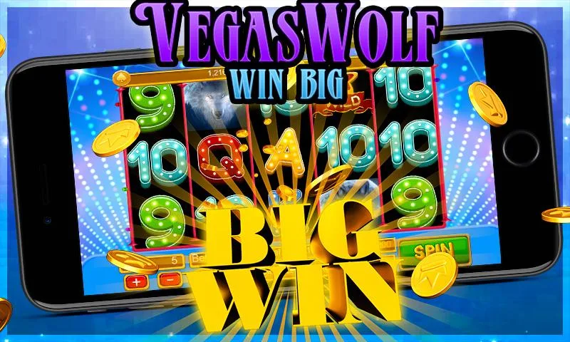 Vegas Wolf - Win Big Lucky Winter Slots Captura de pantalla 3