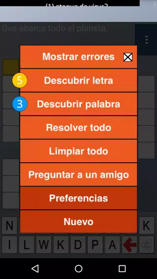 CrossWords Spanish Captura de pantalla 1
