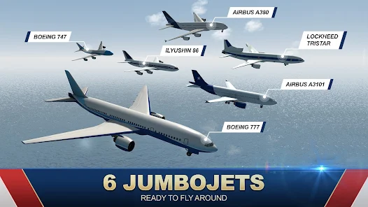 Jumbo Jet Flight Simulator Ekran Görüntüsü 1