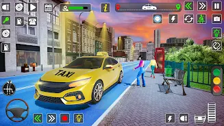 Taxi Driver Cab Car Driving 3D Screenshot 2