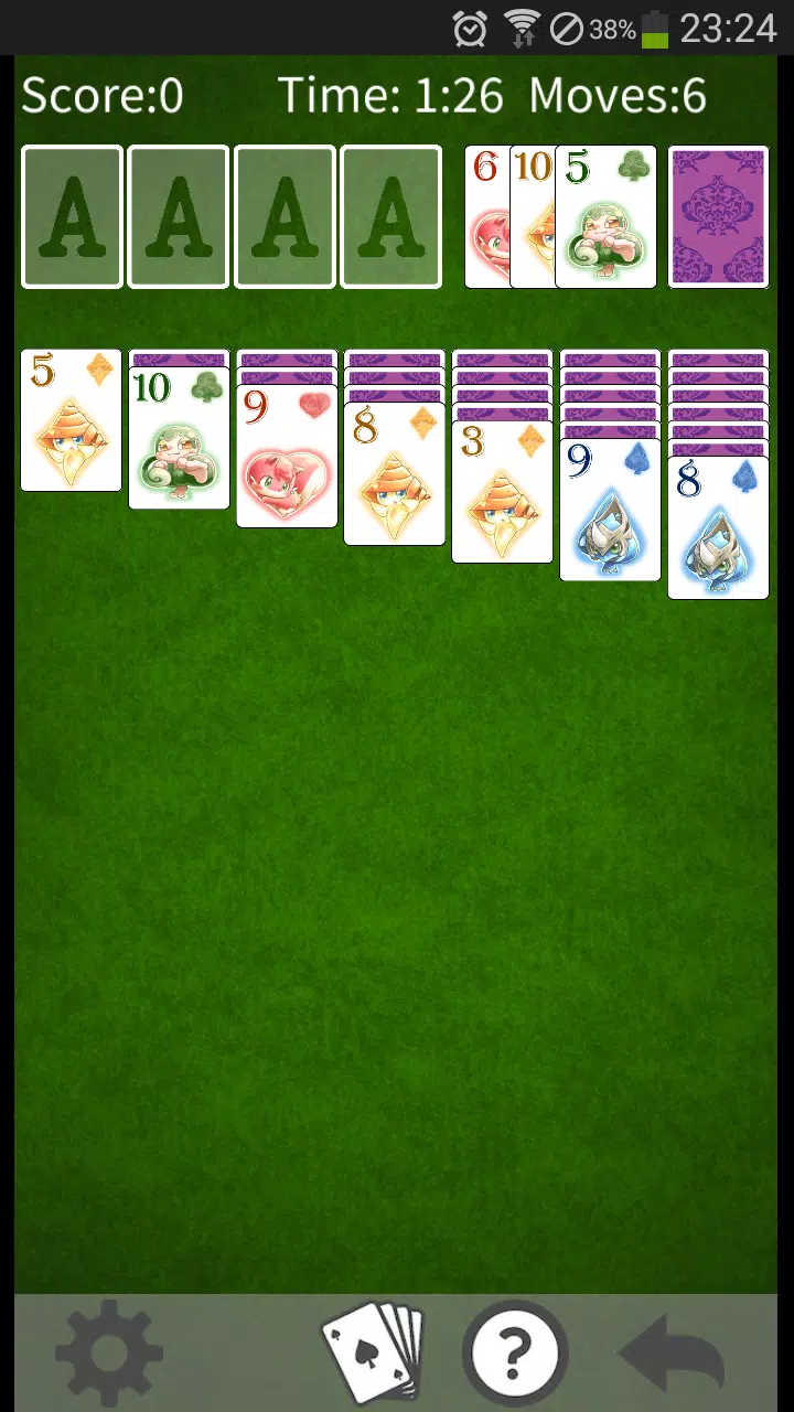 Solitaire Monsters Captura de tela 0