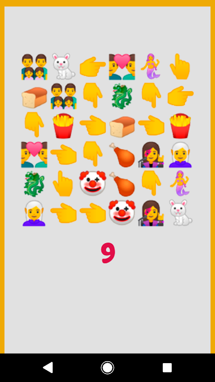 Emoji Memory Match Game Capture d'écran 1