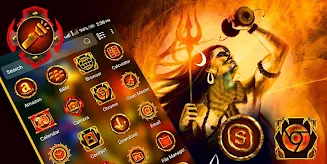 Lord Shiva Launcher Theme Ảnh chụp màn hình 2