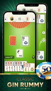 Gin Rummy: Card Game Online Ảnh chụp màn hình 0