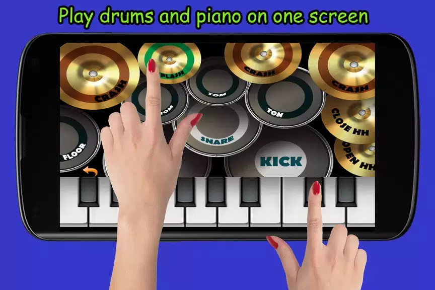 Blue Drum - Piano Screenshot 0