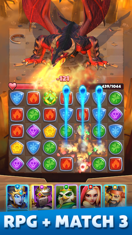 Puzzle Breakers: Match 3 RPG Capture d'écran 2