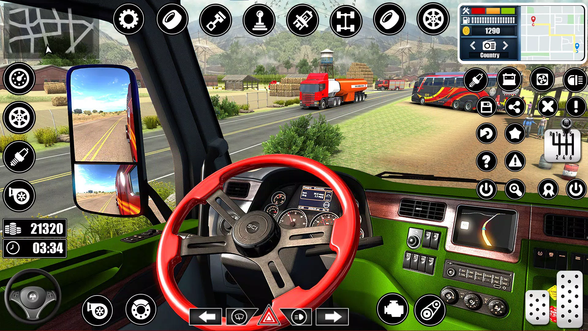 Coach Bus Driving Simulator Captura de pantalla 1