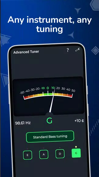 악기 튜너 - Advanced Tuner 스크린샷 2