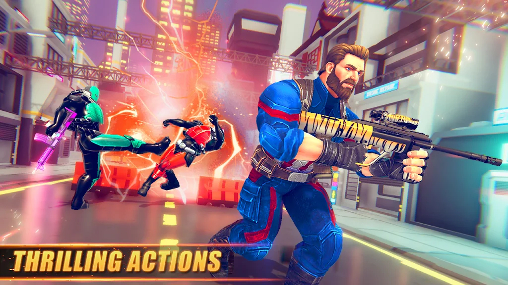 Superhero FPS Shooting Battles スクリーンショット 0