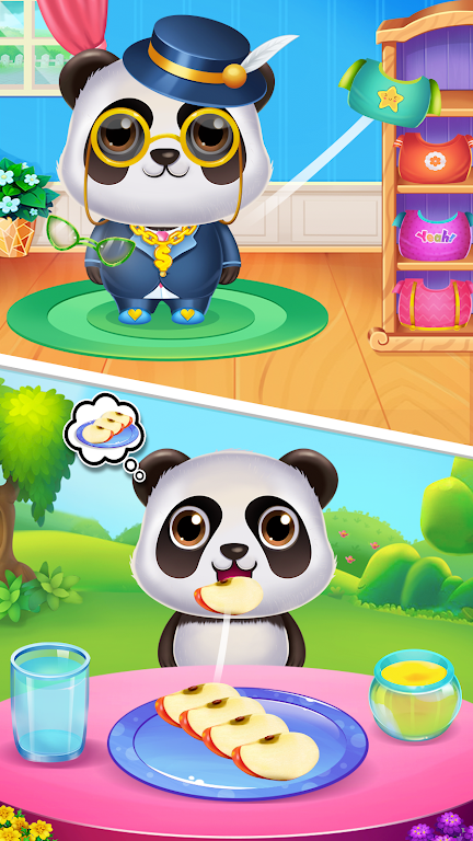 Schermata Panda caretaker pet salon game 0