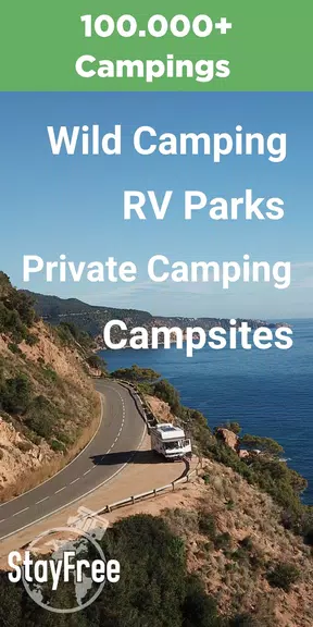 StayFree Vanlife Camping Sites应用截图第0张