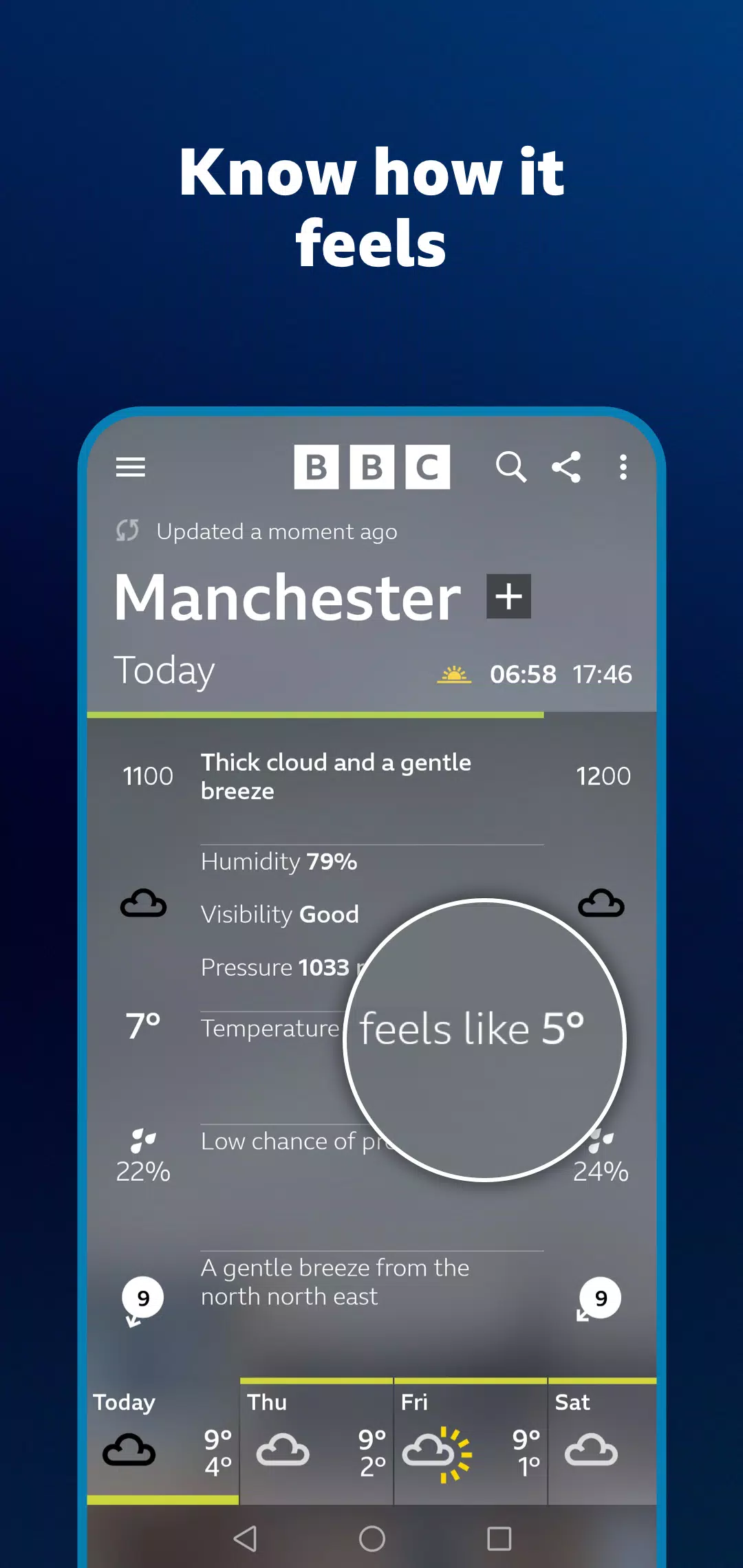 BBC Weather Screenshot 3