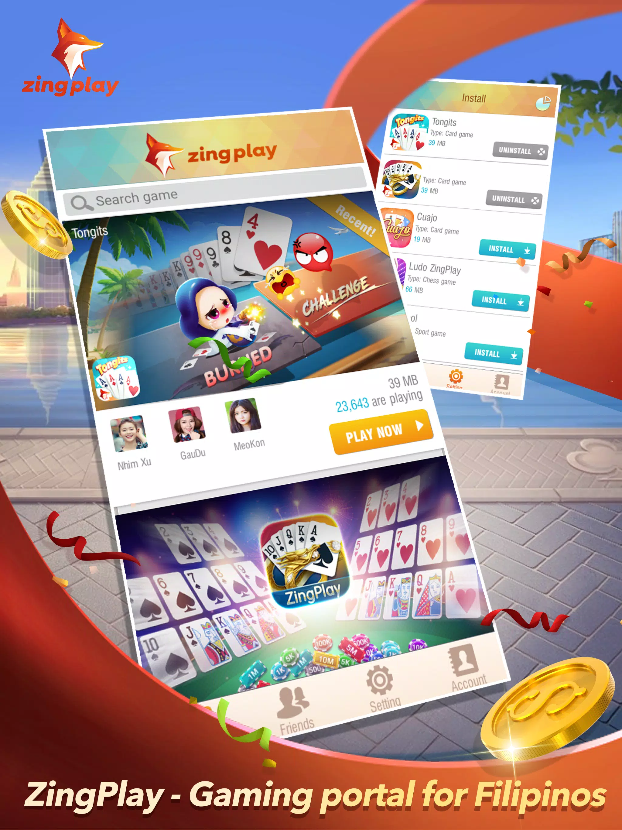 ZingPlay Portal - Games Center স্ক্রিনশট 1