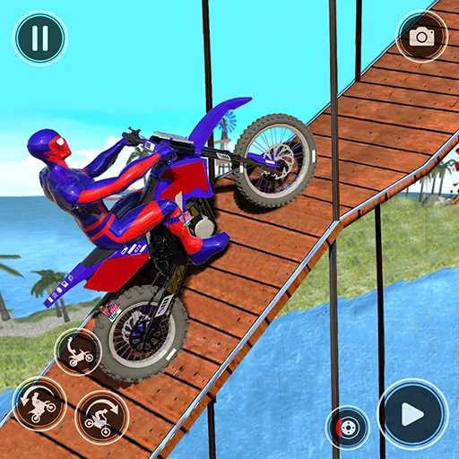 Bike Game Motorcycle Race ภาพหน้าจอ 0