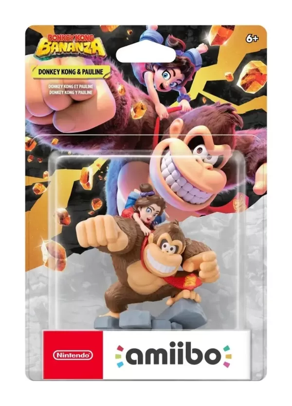 Nintendo - Amiibo - မြည်း Kong နှင့် Pauline: မြည်း Kong Bananiza စီးရီး - Multi