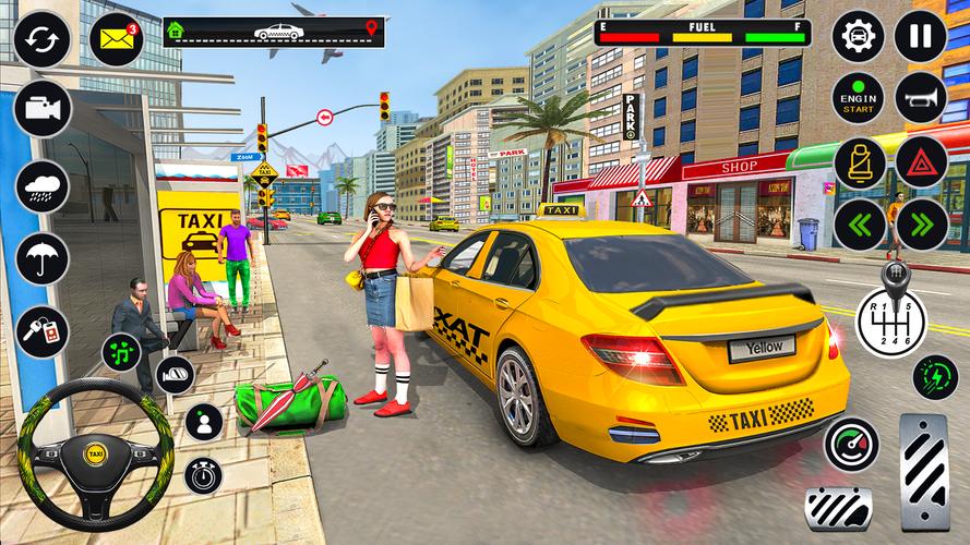 US Taxi Car Parking Simulator スクリーンショット 1