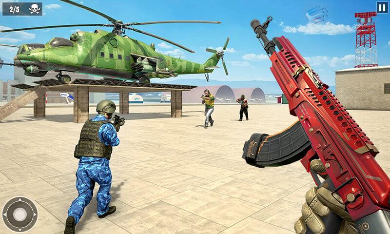 Anti-Terrorist Shooting Game Ekran Görüntüsü 1