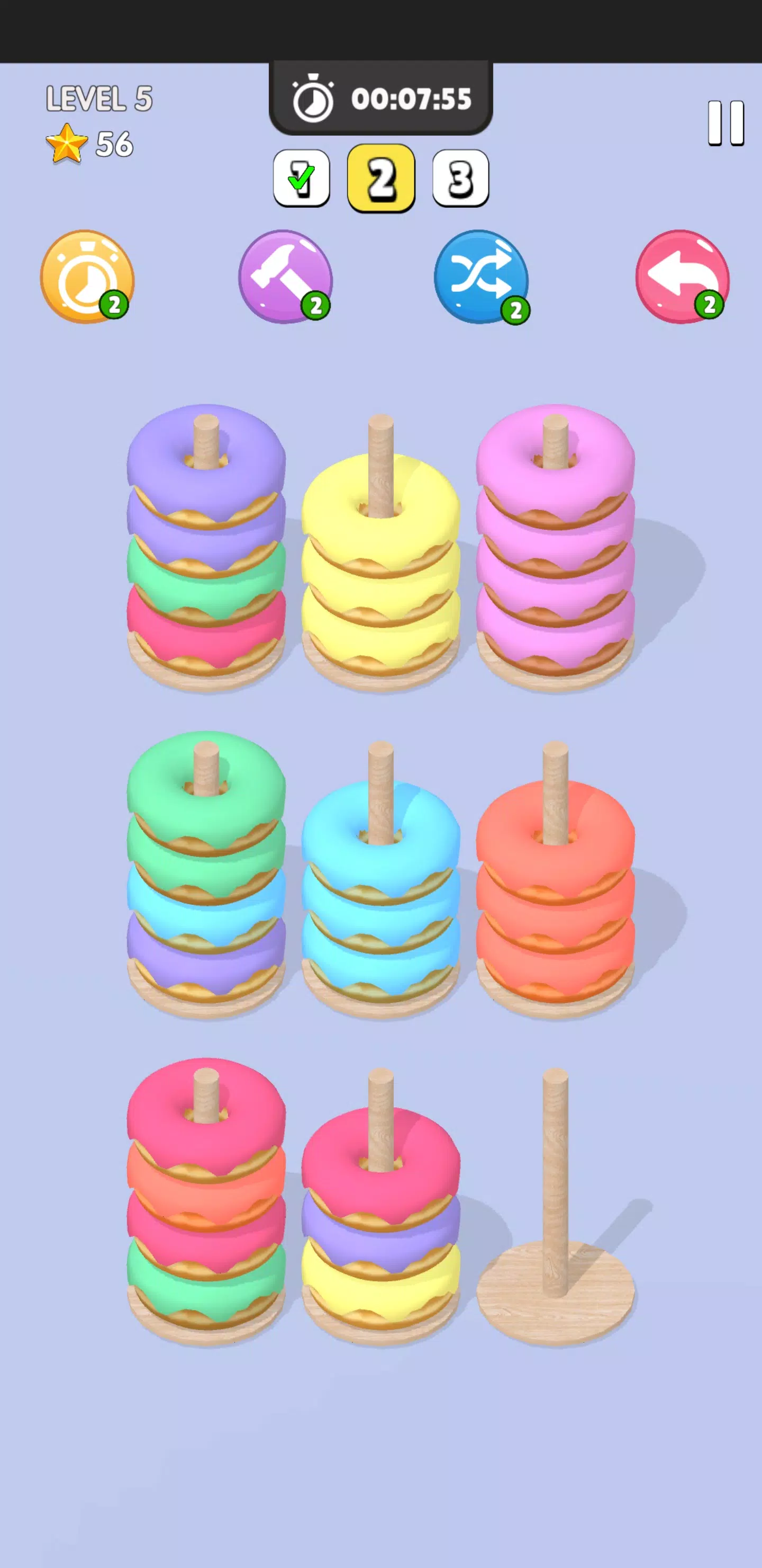 Donut Sort スクリーンショット 1