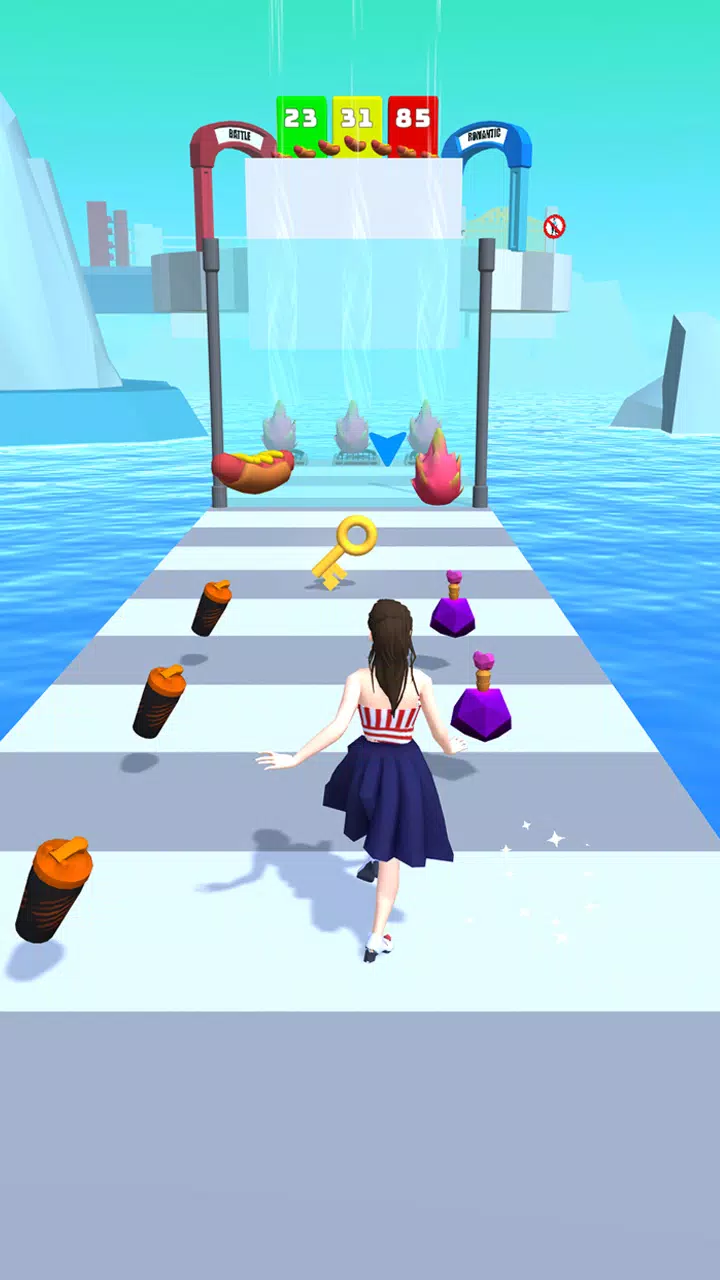 Schermata Girl Runner 3D 0