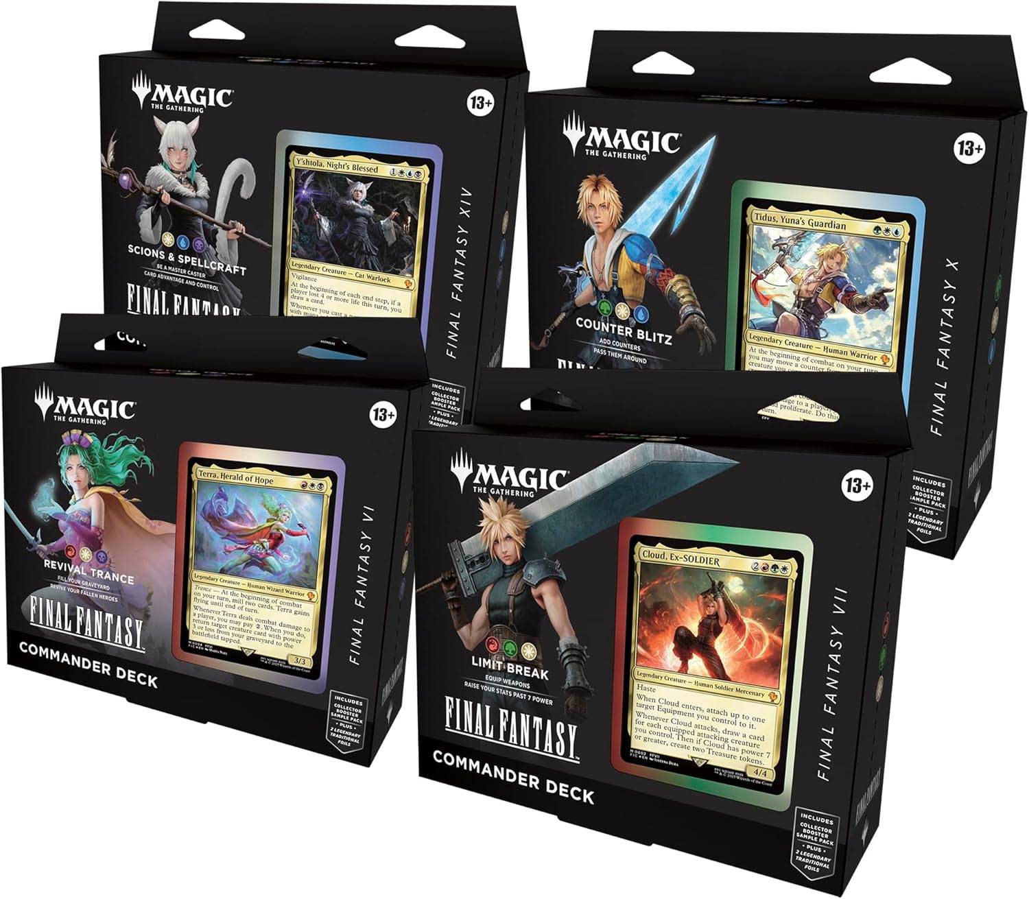 MTG Final Fantasy Commander Deck Bundle