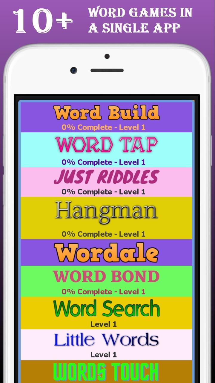 Word collection - Word games Schermafbeelding 0