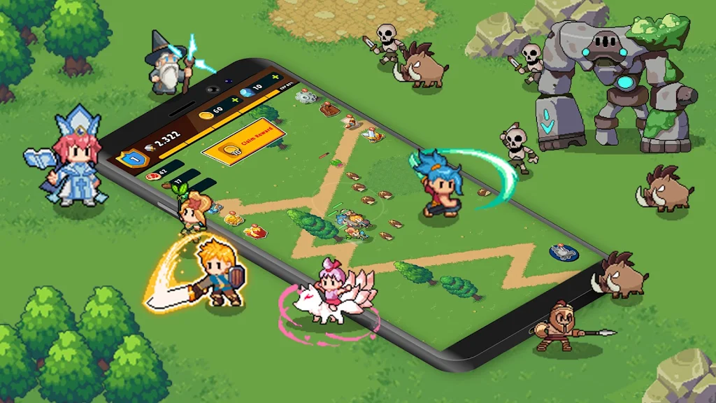 Guardian War: Pixel Rumble RPG Screenshot 3