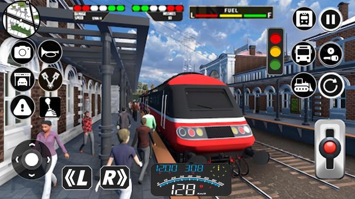 Indian Train Racing Games स्क्रीनशॉट 0