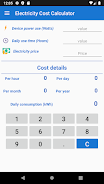 Electricity Cost Calculator Screenshot 2