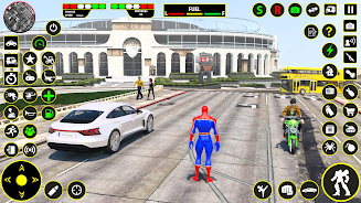 Spider Robot Hero Car Games Tangkapan skrin 1