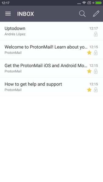 Proton Mail: Encrypted Email应用截图第3张