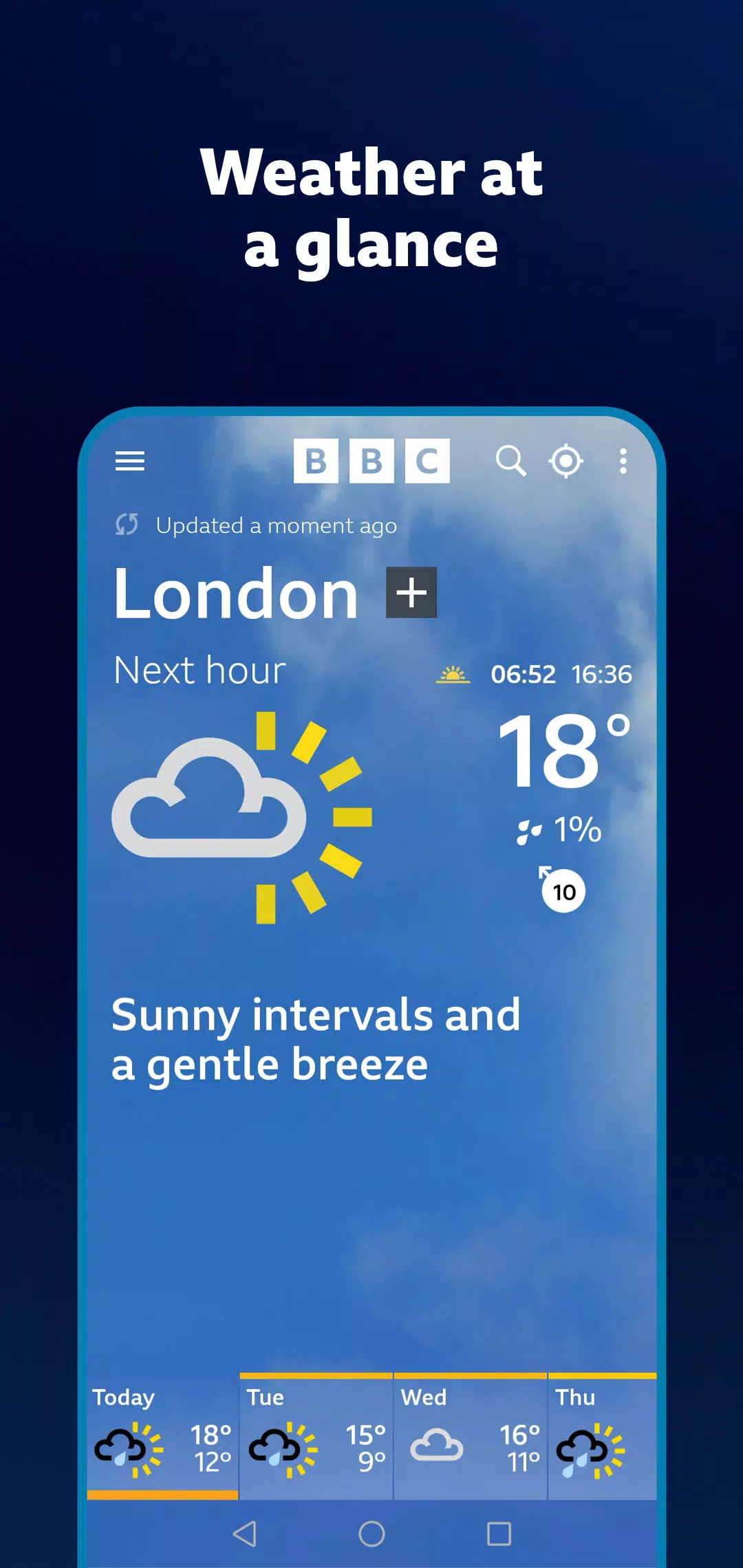 BBC Weather Screenshot 0